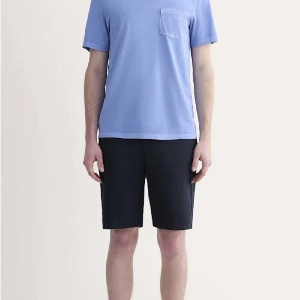 Everlane Men’s Transit Shorts 9” Stretch Chino Golf Navy Blue Size 32
